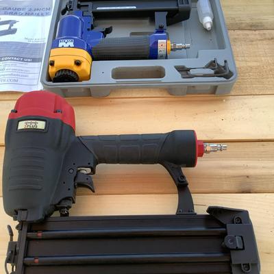 Pair Of Pneumatic Brad Nailers