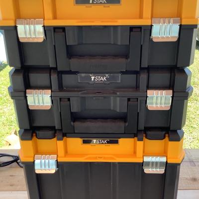 Three Piece DeWalt TStak Storage System
