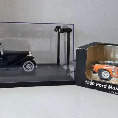 Model 1947 MG TC Midget & 1969 Ford Mustang