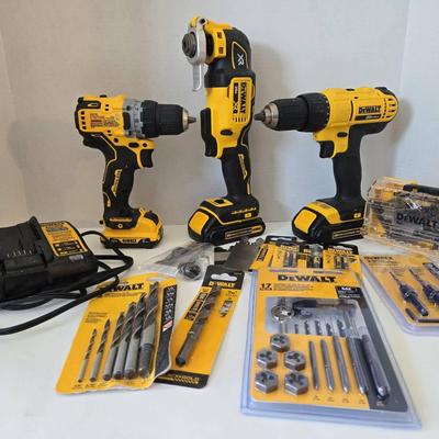 Dewalt Oscillating Multi Tool, Drills, Charger & Accessories 