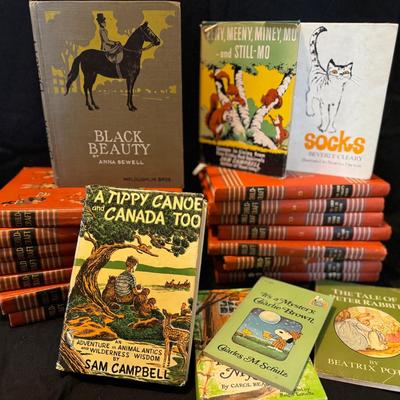 Mystery Lot: Antique Children's Books - Black Beauty & Child Craft