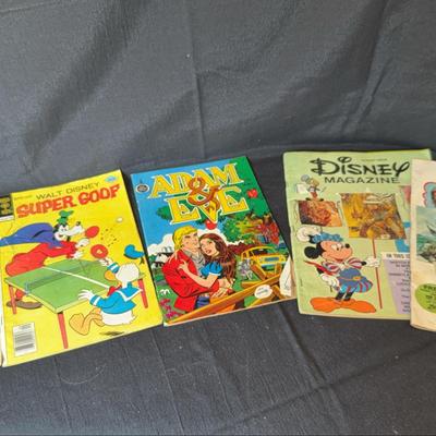 Gold Key Disney Comics, Disney Magazines & Spire Christian Comic Adam & Eve