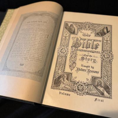 Antique Victorian Bible Set (1910)