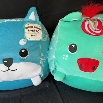 Moosh-Moosh Squared Soft Plush Buddies Frost & Pepper