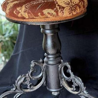 Antique Piano Stool