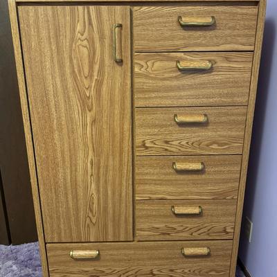 Vintage 1980s Wardrobe Cabinet