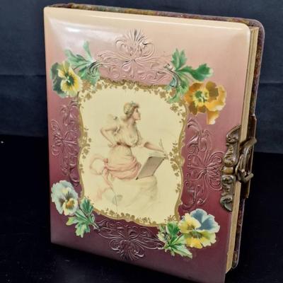 Beautiful Vintage Dated 1901 Photo Book with Black and White Photos