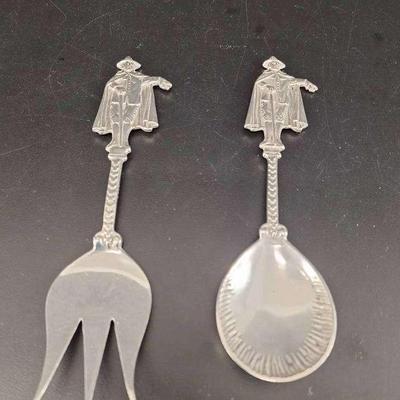 2 Sterling Silver Serving Utensils The Great Collector - 154gm