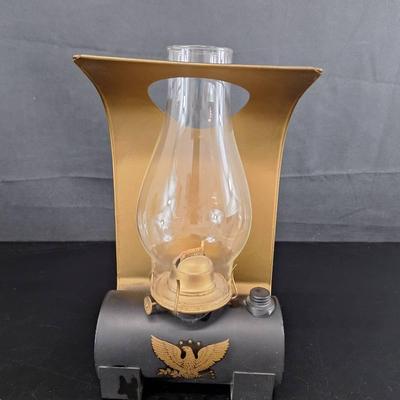 Antique Vintage Railroad Train Car Bunk Oil Lantern Wall Mount