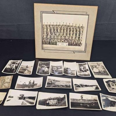 1942 1000th Platoon USMC Sand Diego U.S Marines - First to Flight Photo in Folder