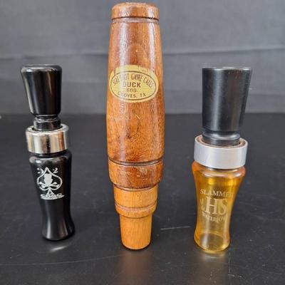 3 Duck Calls -Sure Shot Game Calls - CDGC Calls - Slammer HS Waterfowl