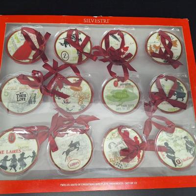 Silvestri 12 Days of Christmas Ornaments