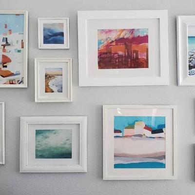 Em110 artwork in frames