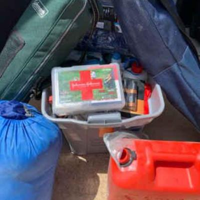 Em178 camping chairs and more mystery lot