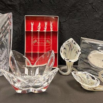 Ct303 vintage hand blown glass and crystal