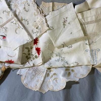 Hand stitched items with stories