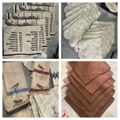 Vintage table linens