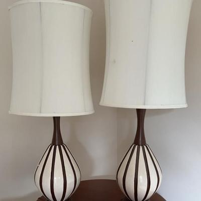 2 mcm table lamps