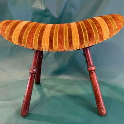 Vintage saddle stool