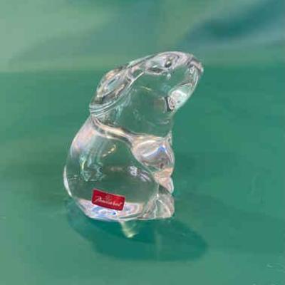 Baccarat crystal bunny
