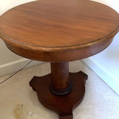 Antique empire period occasional table