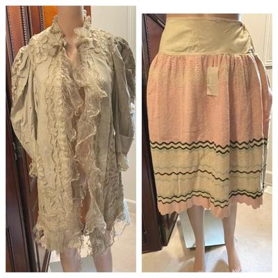 Antique coat and petticoat