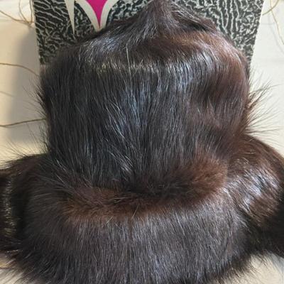Vintage Russian Men's Mink Fur Ear Flap Hat With Tag 