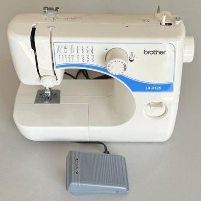 Brother LX-3125 Sewing Machine With Power Cord And Pedal