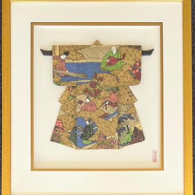 Rossella Harrison Peck 3-d Kimono Limited Edition Shadowbox 