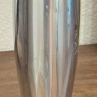 Vintage Nambe 1994 Silver Tone 11 Inch Vase - Studio 6063 