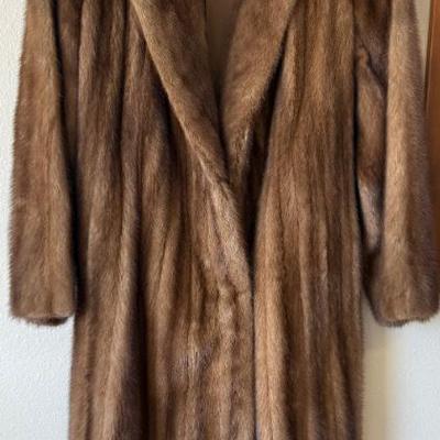 Vintage Jacques Ferber Philadelphia Ladies Full Length Mink Coat 