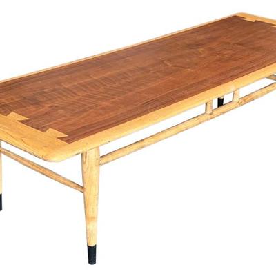Mid Century Modern Lane Acclaim Surfboard Coffee Table 