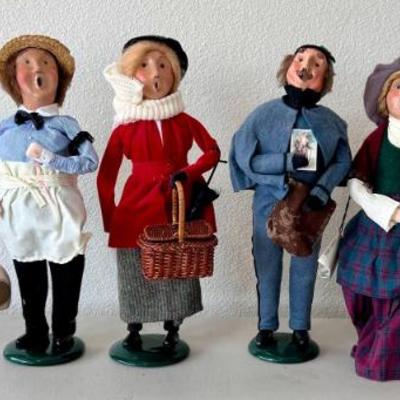 (6) Byer's Choice LTD The Carolers 1990's 13" Figurines