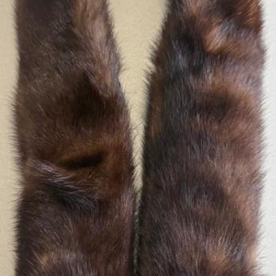 Cownie Clip On Mink Fur Collar 