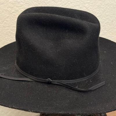 Vintage M H T Westerns Master Hatters Of Texas Felt Cowboy Hat - Size 7 1/8 Rodeo Bill 