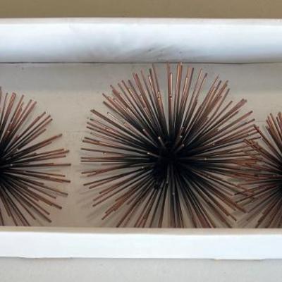 Hand Crafted India Burrill Wall Hanging Metal Set In Original Packaging