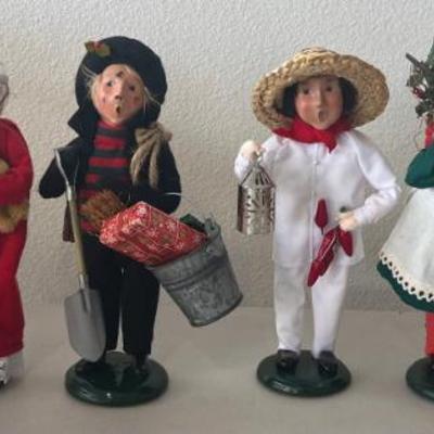 (6) Buyer's Choice Carolers 10" 1990's Figurines