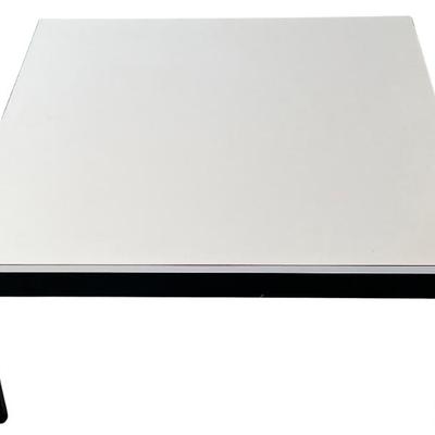 George Nelson Herman Miller Company 32 Inch Melamine And Wood Table With Stamp 