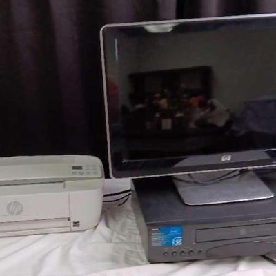 Monitor,  VCR and Printer