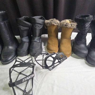 Boots! Yaktrak Shoe/boot Covers For Ice/snow