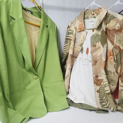 Women's Clothing Assortment Of Blazers, Tops & Pants