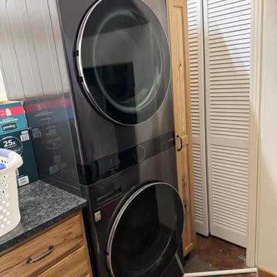 LG stackable washer and dryer