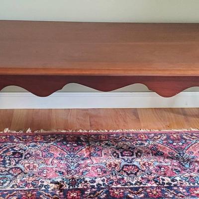 Queen Anne Style Solid Wood Coffee Table