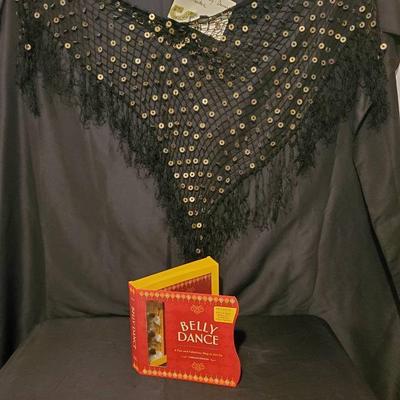 Chico's Belly Dance Scarf & Belly Dance Instructional Kit