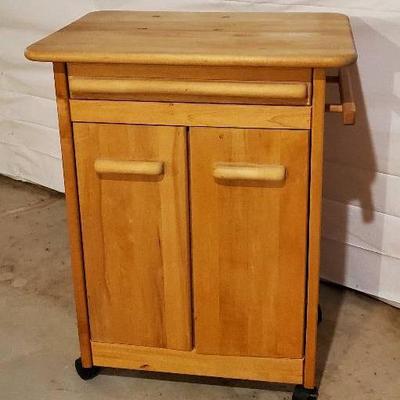 Small Butcher Block Island