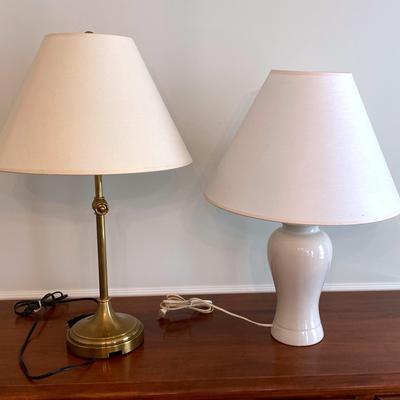 (2) Table Lamps