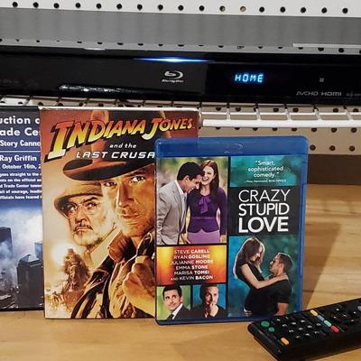 Sony CD/DVD Player, Remote and (3) Discs