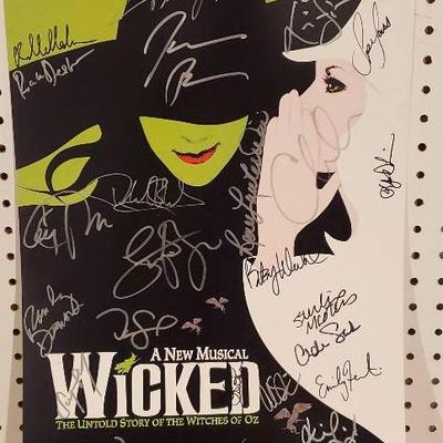 "Wicked" Poster with Signatures