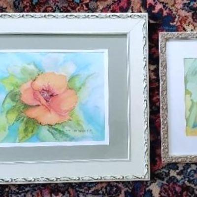 (2) Pastel Colored Paintings
