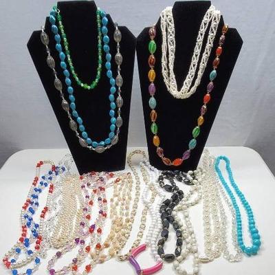 Costume Jewelry - Beaded Necklaces 